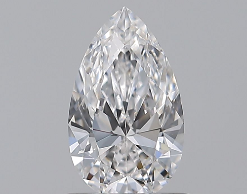 0.71 carat D-VS1 Natūralus Pear Deimantas (1)