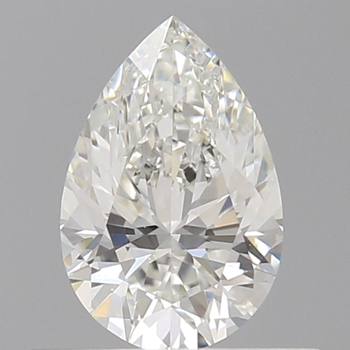 0.51 carat H-VVS2 Natūralus Pear Deimantas (1)