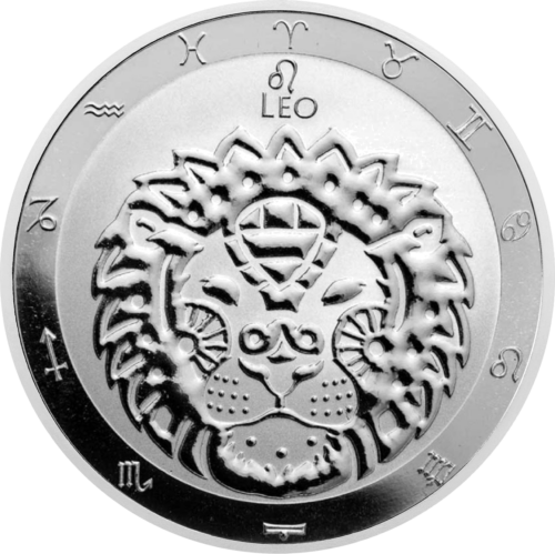 1 oz Leo 2021 (Zodiac Series) Tokelau sudraba monēta (1)