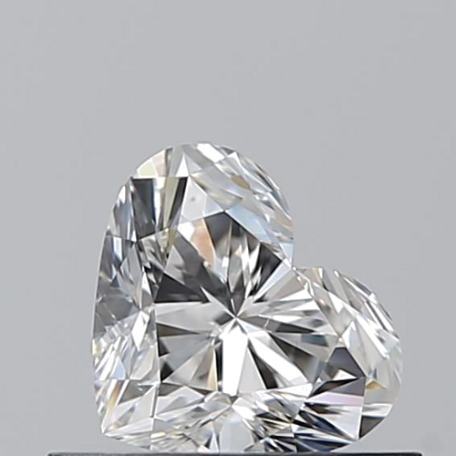 0.5 carat H-SI1 Natūralus Heart Deimantas (1)