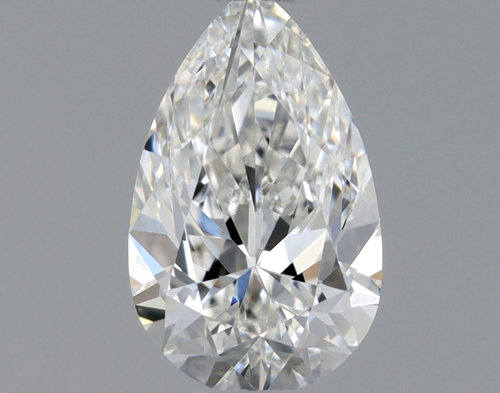 0.38 carat F-VVS1 Natūralus Pear Deimantas (1)
