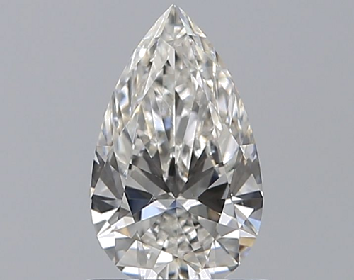 0.7 carat G-VS2 Natūralus Pear Deimantas (1)