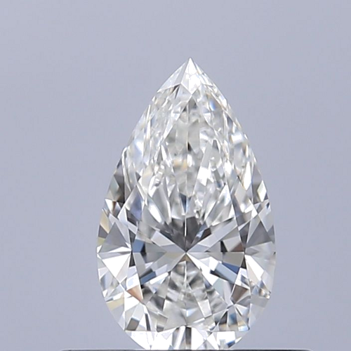 0.38 carat F-VVS1 Natūralus Pear Deimantas (1)