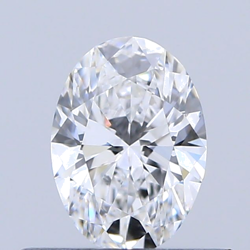 0.37 carat D-VVS2 Natūralus Oval Deimantas (1)