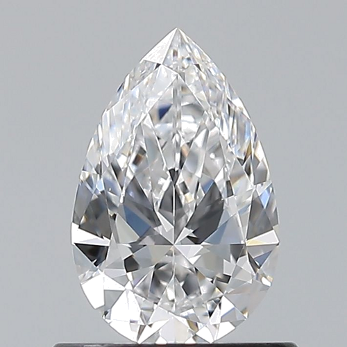 0.7 carat D-VS1 Natūralus Pear Deimantas (1)