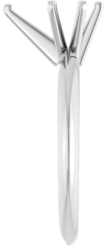 14K White 9x5.5 mm Pear Engagement Ring Mounting (4)