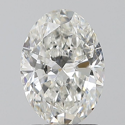 1.7 carat H-SI2 Natūralus Oval Deimantas (1)