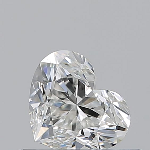 0.5 carat H-VS2 Natūralus Heart Deimantas (1)