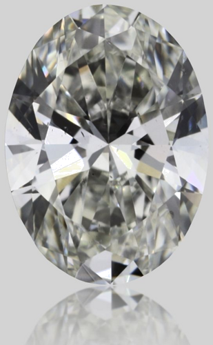 0.39 carat J-SI1 Natūralus Oval Deimantas (1)