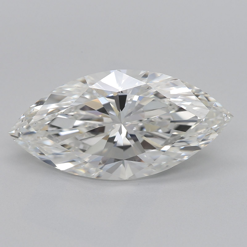 4.01 carat H-SI1 Natūralus Marquise Deimantas (1)
