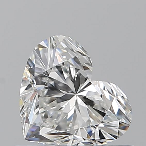 0.7 carat G-VS2 Natūralus Heart Deimantas (1)