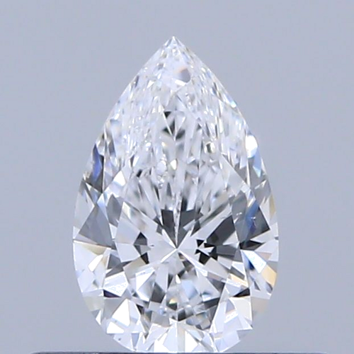 0.3 carat D-VS2 Natūralus Pear Deimantas (1)