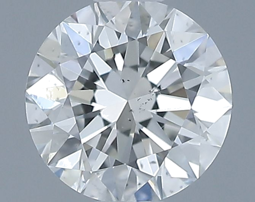 0.5 carat I-SI1 Excellent cut Natūralus Round Deimantas (1)