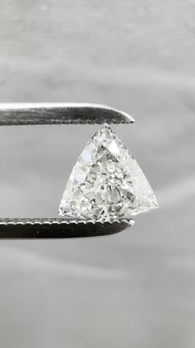 0.5 carat G-SI1 Natūralus Triangular Deimantas (1)