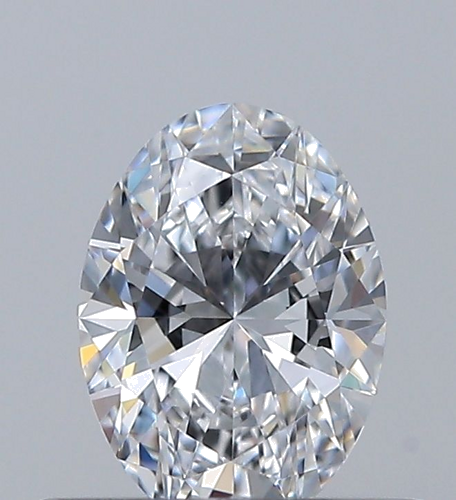 0.4 carat D-VVS2 Natūralus Oval Deimantas (1)