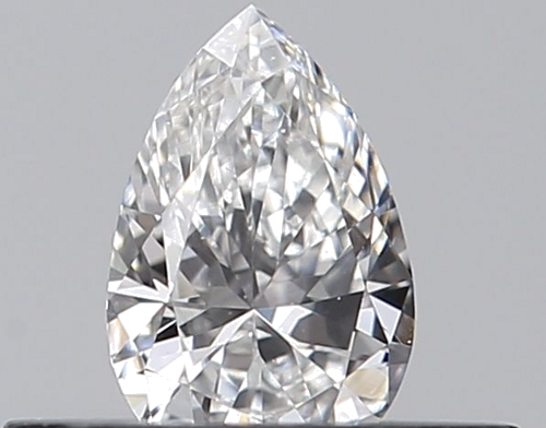 0.23 carat E-VS1 Natūralus Pear Deimantas (1)