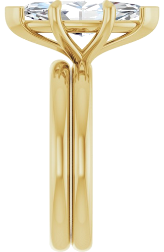 Sužadėtuvių Žiedas „Claw-Prong Solitaire“ 14k yellow gold Marquise 15mm x 7mm (9)