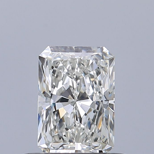 0.5 carat F-VVS1 Natūralus Radiant Deimantas (1)