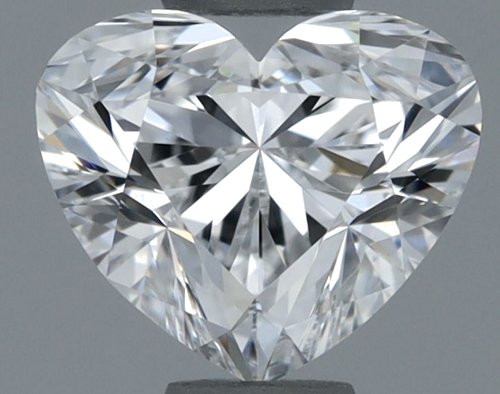 0.6 carat D-VVS2 Natūralus Heart Deimantas (1)
