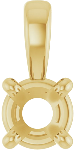 Pakabukas „Solitaire“ 18k yellow gold Round 3.5mm (1)