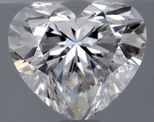 0.92 carat F-VVS2 Natūralus Heart Deimantas (1)