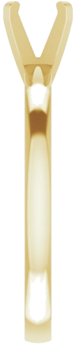 Sužadėtuvių Žiedas „Solitaire“ 14k yellow gold Round 5.2mm (4)