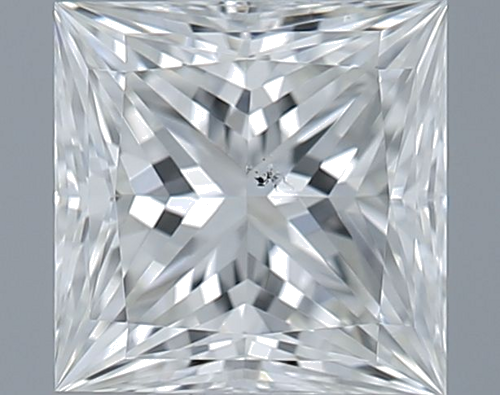 0.52 carat I-SI1 Natūralus Princess Deimantas (1)