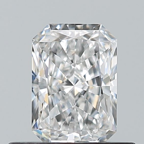 0.5 carat D-VVS2 Natūralus Radiant Deimantas (1)
