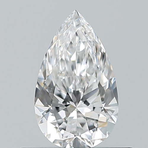 0.5 carat D-VS1 Natūralus Pear Deimantas (1)