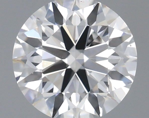 0.37 carat F-VS2 GD cut Natūralus Round Deimantas (1)