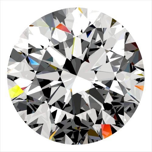 0.3 carat F-VVS2 Very Good cut Natūralus Round Deimantas (1)