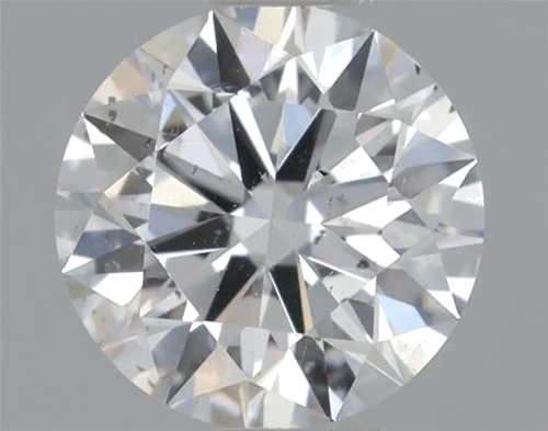 0.45 carat F-SI1 Excellent cut Natūralus Round Deimantas (1)