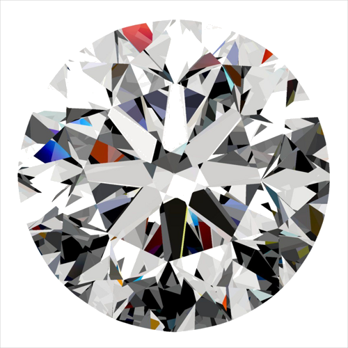 0.3 carat D-SI1 Very Good cut Natūralus Round Deimantas (1)