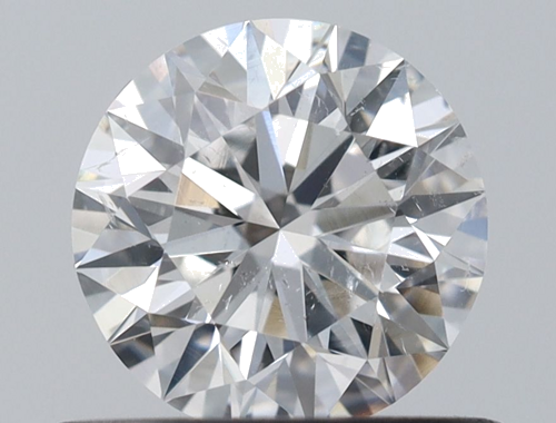 0.58 carat F-SI2 Excellent cut Natūralus Round Deimantas (1)