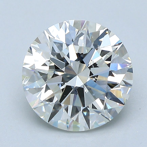 3.01 carat H-SI1 Excellent cut Natūralus Round Deimantas (1)