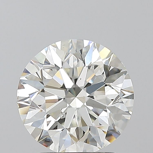 2.01 carat I-SI2 Excellent cut Natūralus Round Deimantas (1)