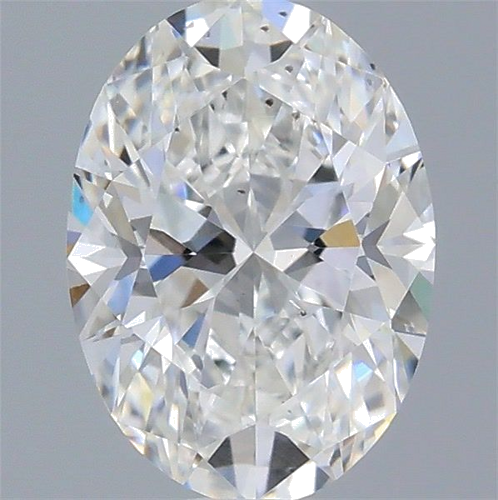 0.45 carat F-SI1 Natūralus Oval Deimantas (1)