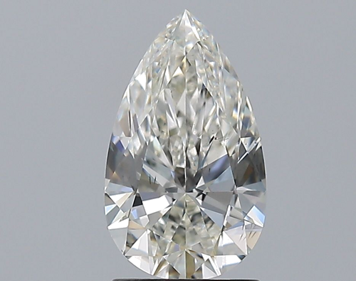 1.7 carat I-SI1 Natūralus Pear Deimantas (1)