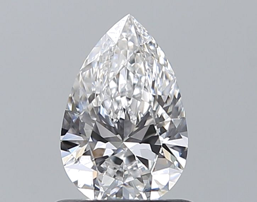 0.7 carat D-VVS1 Natūralus Pear Deimantas (1)