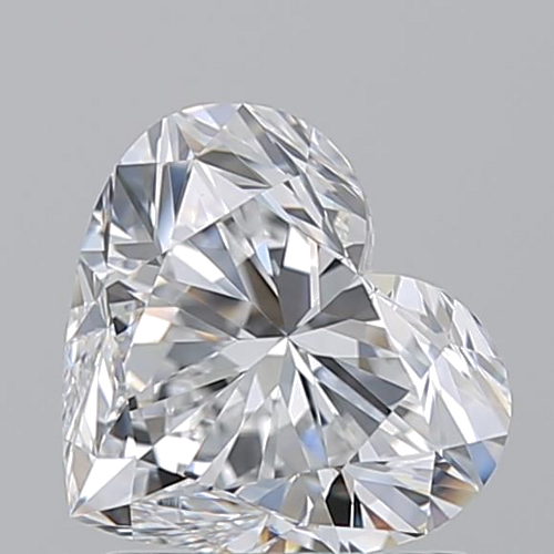 1.52 carat D-VVS2 Natūralus Heart Deimantas (1)
