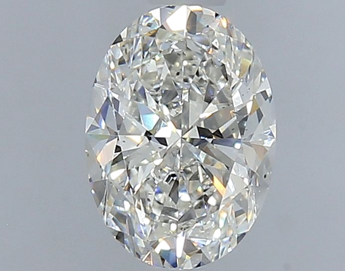0.9 carat H-SI1 Natūralus Oval Deimantas (1)