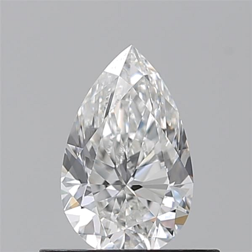 0.52 carat F-VVS1 Natūralus Pear Deimantas (1)