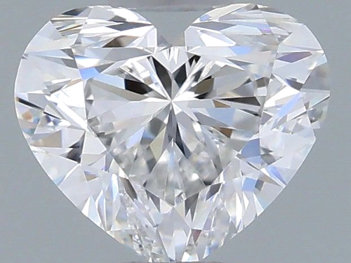 0.45 carat E-VVS1 Natūralus Heart Deimantas (1)