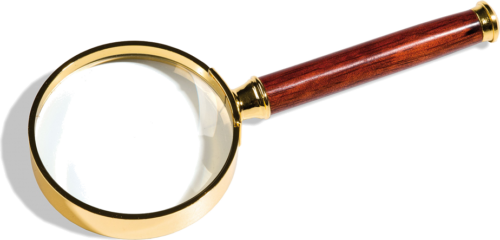 Magnifier with mahogany handle (3)