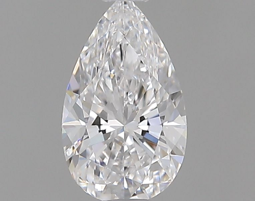 0.51 carat D-VVS2 Natūralus Pear Deimantas (1)