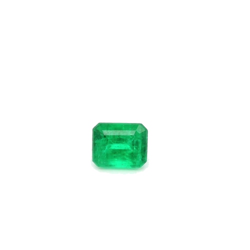 0.68 carat GREEN STEP cut Octagonal Smaragdas (1)