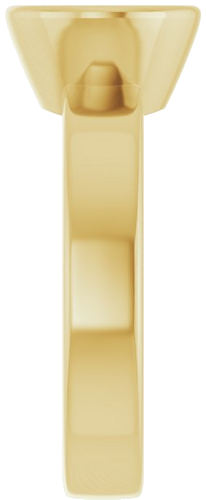 Sužadėtuvių Žiedas „Bezel-Set Solitaire“ 14k yellow gold Oval 10mm x 8mm (4)