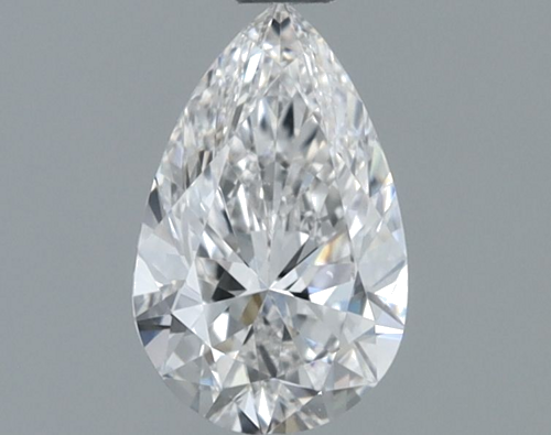 0.6 carat F-VVS1 Natūralus Pear Deimantas (1)