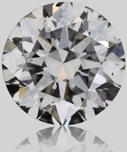0.58 carat D-SI2 Very Good cut Natūralus Round Deimantas (1)