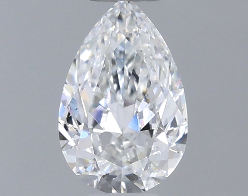 0.3 carat F-SI2 Natūralus Pear Deimantas (1)